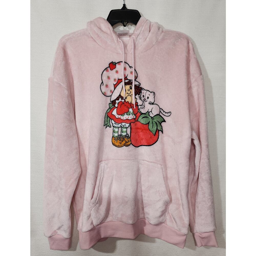 Strawberry shortcake fleece hoodie women's size Medium